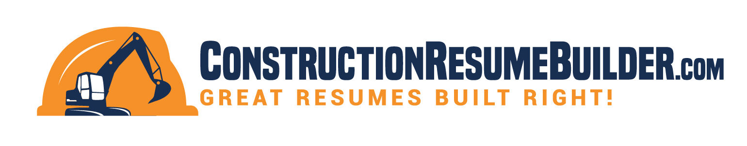 Construction resume builder